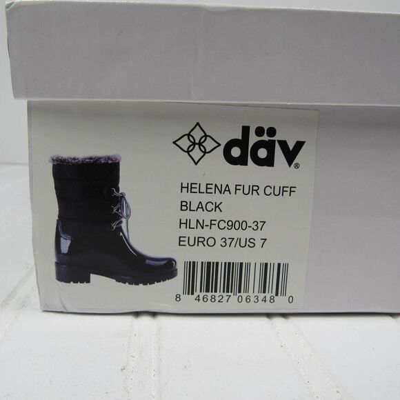 DAV Helena Waterproof Women’s Mid Height Boot Black Sz 7 - Picture 8 of 9